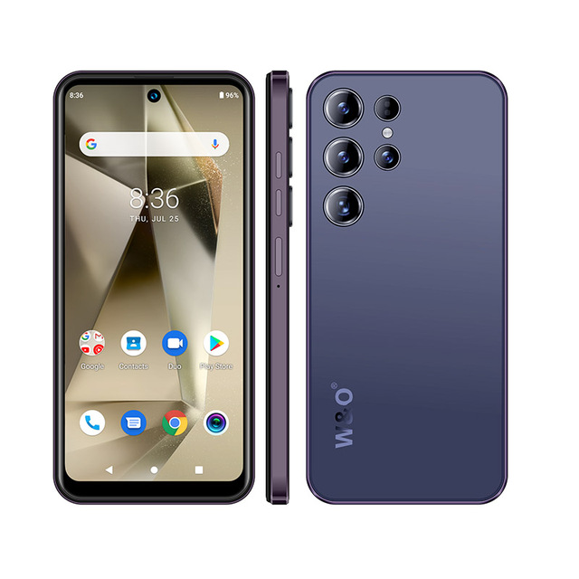 W&O X500 Original Unlocked 6.5 Inch Dual SIM Android Smart Cellular Phone 4G Smartphone in Inventory