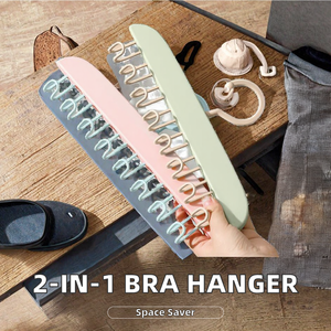 ที่แขวนบราแบบ2อิน1ทำจากพลาสติกพร้อมตะขอแขวนเสื้อชั้นในสายรัดชุดชั้นในชุดนอน - Product Image 3