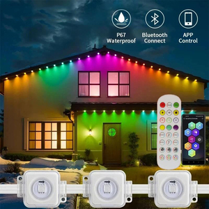 Luces LED Decorativas Permanentes para Exteriores, Resistentes al Agua IP68, para Fiestas, con Cable de 30 mm, Luces de Puntos para Aleros - Product Image 6