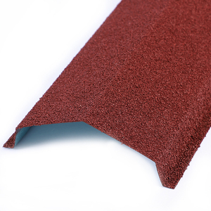 Tuiles de toiture en métal revêtues de pierre, capuchon d'angle de toit - Product Image 6