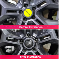 Couvertures de moyeu de roue de voiture de sport en acier inoxydable Jetour Traveller T2 et accessoires extérieurs de couverture centrale avec installation facile