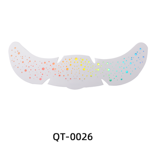 Adesivi per Tatuaggi Temporanei Personalizzati all'Ingrosso, Stelle Glitterate e Lentiggini Rosse in Lamina per Trucco Viso di Donne e Ragazze - Product Image 3