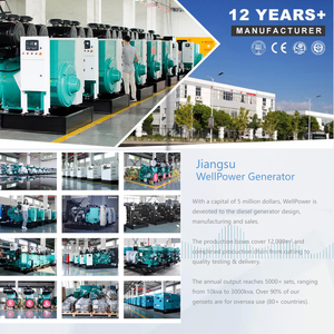 Générateur silencieux 200 KVA 160kw/180kw pour chantiers de construction, démarrage automatique, démarrage à distance, WELLPOWER WP-C200GF, prix - Product Image 4
