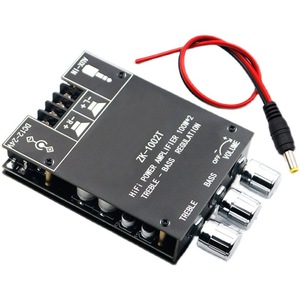 Zk-1002t Hifi Power <b>Amplifier</b> 100Wx2 Stereo Audio Amp Board with Treble Bass Volume Control Plastic for <b>Car</b> Home - Product Image 4