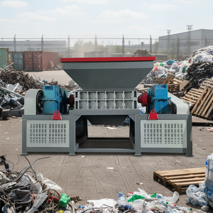 Mini Multi-Functional Dual Shaft Shredder for Tires, Cardboard, Plastic, and <strong>Rubber</strong> - Product Image 1