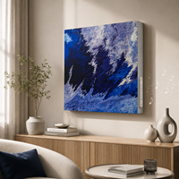 Cadre photo mural avec enceinte Bluetooth, cadre photo personnalisable détachable, décoration intérieure