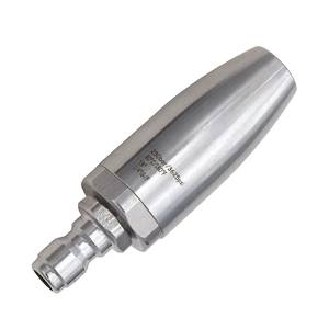 Boquilla Turbo Giratoria de Acero Inoxidable de Ultra Alta Presión (250 Bares) con Cono de Cerámica Marca <span class=keywords><strong>HQ</strong></span> 0.5kg. Nueva Limpieza. Pedido mínimo de 30 días. - Product Image 1