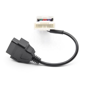 Adaptador de diagnóstico de conector <span class=keywords><strong>OBD</strong></span> OBD2 Cable de conexión de 16 pines Compatible con Tesla Model 3 para Tesla Model y - Product Image 5