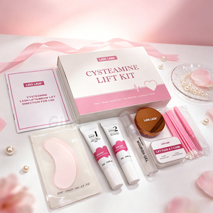 Kit de lamination des sourcils et de lifting des cils LAVA LASH à la cystéamine 2 en 1, personnalisé, sans irritation, <span class=keywords><strong>professionnel</strong></span>, végan - Product Image 1
