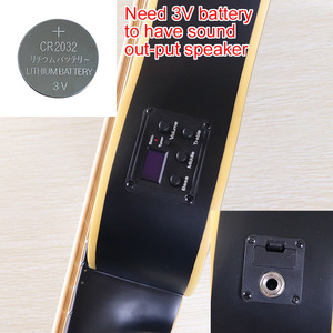 Basse électrique professionnelle 4 cordes Sabri Matte UK noire de 30 pouces avec double trou F et angle manquant - Product Image 4