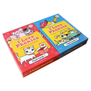 子供の学習のためのフラッシュカードにアルファベットL1-2フォニックスが大好きカスタム幼児認知啓発 - Product Image 2