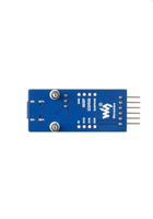 Waveshare CP2102 USB UART Board (Tipe C), modul komunikasi USB ke UART (TTL), konektor USB-C