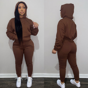 Vernal – vêtements pour femmes, couleur unie, manches longues, survêtement de sport, ensemble de 3 pièces, nouvelle collection 2023 - Product Image 3