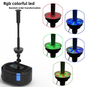 Mini <span class=keywords><strong>pompe</strong></span> submersible UV silencieuse pour bassin, avec LED colorées, fontaine et filtre d'aération pour l'aménagement aquatique - Product Image 3
