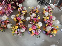Centre de table de mariage personnalisé 2027, fleurs sauvages artificielles, boule de fleurs de pissenlit de 30 cm pour allée de mariage.