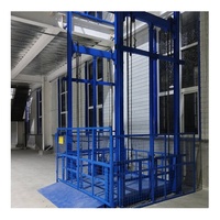 Ascenseur de fret hydraulique à rail vertical robuste pour entrepôt 1T 2T 3T 4T 5T