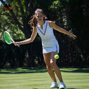 Conjunto Deportivo Cómodo para Niñas, Falda de Tenis con Diseño de Cremallera, Pantalones y Falda para Golf y Entrenamientos, Personalizable con Nombre de Equipo OEM para Adultos - Product Image 5