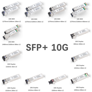 Nhà Máy SFP SFP + qsfp qsfp28 1g 10g 25g 40g 100g LC sợi quang thu phát bidi mô-đun 100m 10km 20km 40km 80km 100km - Product Image 2