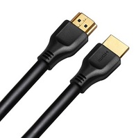 Câble vidéo 2.1 blindé tressé plaqué or étanche 8K, 48 Gbit/s 60 Hz, sans latence, paire torsadée, gaine PVC, 1M/2M/Longueur personnalisée