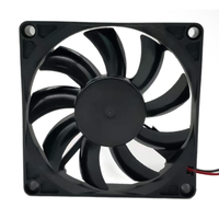 Ventilateur de refroidissement silencieux Red Wind 8015 80*80*15mm DC 12V pour CPU et toilettes intelligentes