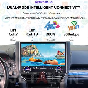 Autoradio Android 16,8 pouces tout neuf pour Toyota Alphard 30 2015-2023 <span class=keywords><strong>A30</strong></span>, mise à niveau vers 40, lecteur vidéo CarPlay, GPS, stéréo, 4G WIFI - Product Image 2
