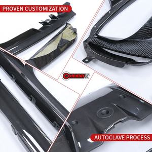 Nuevo Kit de Carrocería de Fibra de Carbono Seca Estilo OEM para Ferrari SF90, Alerón Delantero y Trasero, Faldones Laterales, Ventilaciones - Product Image 4