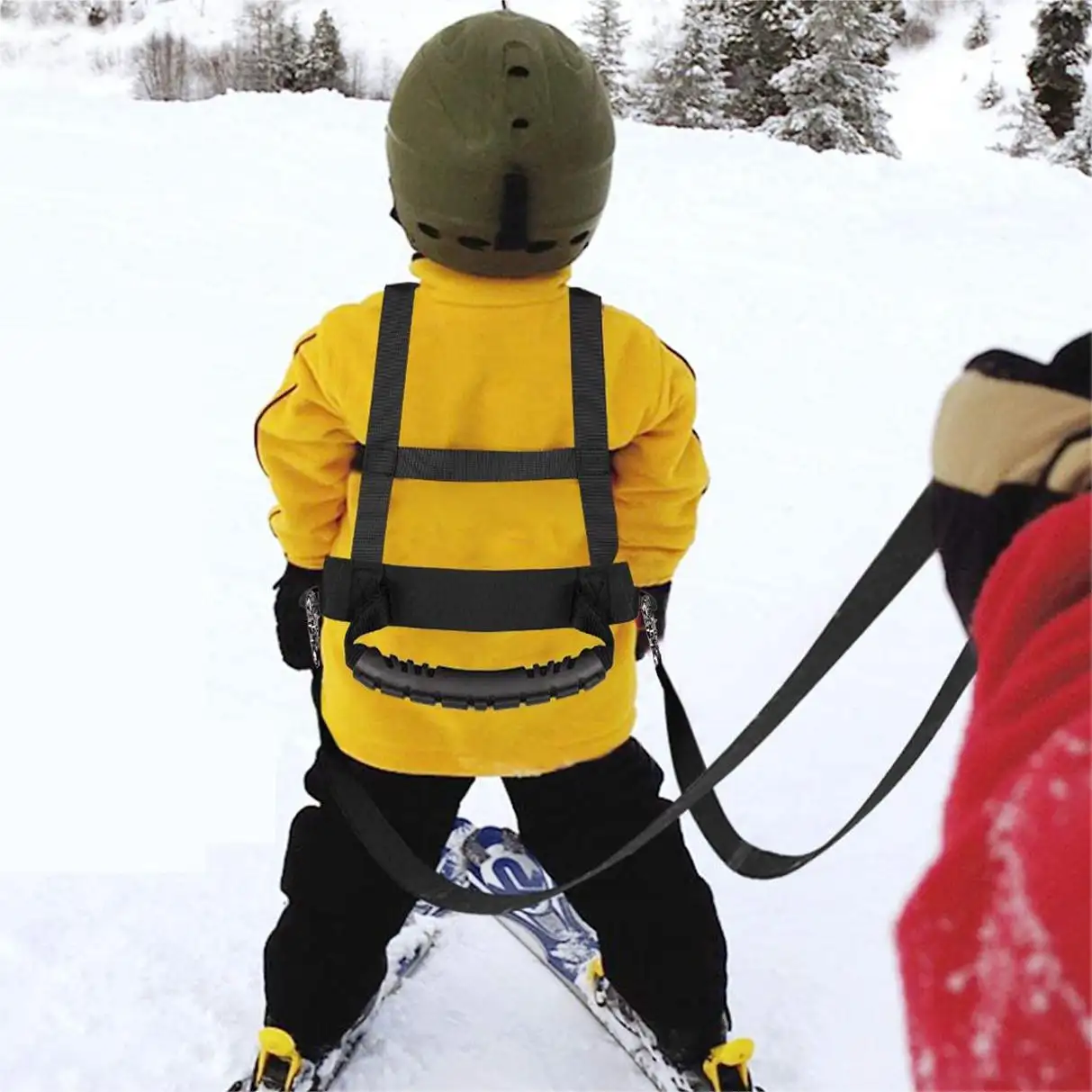 ילדים של סקי אימון חגורת בטיחות חגורת החלקה חיצונית סט רולר החלקה הוראת עזר למניעת נפילות חבל