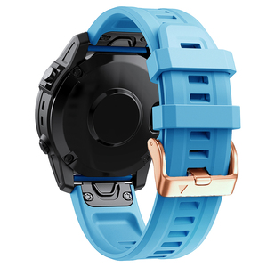 <span class=keywords><strong>Bracelet</strong></span> de montre en caoutchouc souple de 20 mm pour <span class=keywords><strong>Garmin</strong></span> <span class=keywords><strong>Fenix</strong></span> <span class=keywords><strong>7S</strong></span>, remplacement d'usine, <span class=keywords><strong>bracelet</strong></span> respirant, <span class=keywords><strong>bracelet</strong></span> en silicone sportif - Product Image 5
