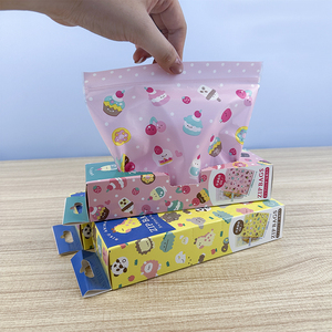 Nuevas bolsas de sellado favoritas, bolsas Ziplock de dibujos animados bonitos impresas personalizadas, sello seguro de colores vibrantes para embalaje de alimentos, bolsa Ziplock de plástico - Product Image 2