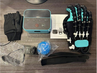 Gants robotiques de rééducation des doigts pour hémiplégiques, contrôle intelligent, résistance réglable, moteur des doigts pour personnes âgées paralysées