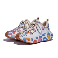Nouvelles baskets de course à lacets tendance pour l'été, avec empeigne en maille imprimée, semelle intermédiaire en PVC, marque OEM, chaussures décontractées pour jeunes, vente chaude