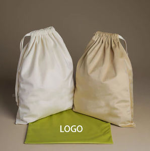 Sacchetto Antipolvere di Lusso in Finta Pelle Scamosciata Blu per Scarpe e Abbigliamento, Borsa Riutilizzabile in Microfibra e Velluto - Product Image 3