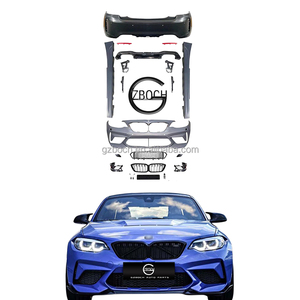 Pieza de coche M2 para <span class=keywords><strong>Bmw</strong></span> F22 F23 <span class=keywords><strong>2</strong></span> Series 2014 2015 2016 <span class=keywords><strong>2017</strong></span> 2018 actualización a parachoques de coche M2 estilo CS parachoques trasero - Product Image 1