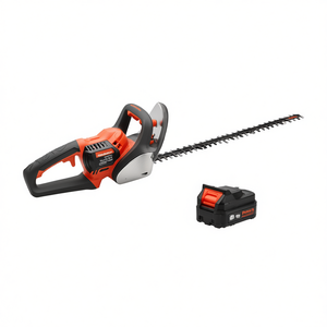 Taille-haie sans fil 24 pouces, outil de jardin portatif alimenté par batterie lithium-ion pour arbustes et buissons - Product Image 1