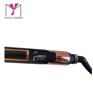 Lisseur de cheveux avec revêtement céramique, écran LCD, réglage de la température jusqu'à 500°F, mini fer à lisser pour usage domestique - Product Image 3