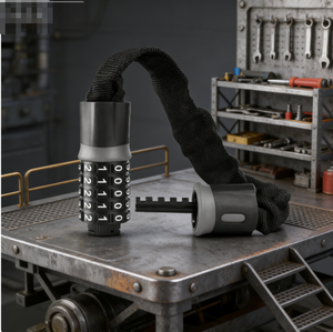 Verrou à combinaison à cinq chiffres antivol pour voiture électrique et vélo de montagne avec acier au carbone Marque OEM - Product Image 3