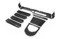 Kit de garnitures intérieures en fibre de carbone forgée W464 pour Mercedes-Benz Classe G AMG G63, garnitures de panneaux de porte et de tableau de bord en carbone, remplacement, 8 pièces