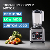 Licuadora Industrial de 2.5L y 2200W, Batidora, Procesador de Alimentos y Extractor de Jugos de Alta Potencia