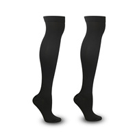 Chaussettes de compression transfrontalières pour activités de plein air, au-dessus du genou, à compression, élastiques, pour le sport, la course, le cyclisme, l'alpinisme, avec sac