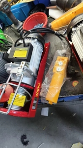 Mini Hoist 220V 110V Portable <b>Wire</b> Rope PA200 PA400 PA600 PA800 PA1000 PA1200 Small Crane Home & Industrial Use Compatible With - Product Image 5