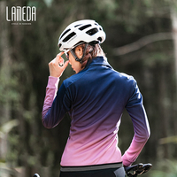 Lameda Sublimation Populaire Conception Thermique Cyclisme Femme Manches Longues Maillot Cycle