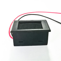 Voltmètre numérique monophasé Peacefair PZVM-001, mini, rouge, vert, bleu, deux fils, CC 4,5V-30V, affichage LED 0,56 pouce, précision 0,1%