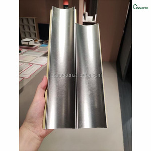 Interior WPC Metal Film Grille Wall Panel Living Room Ceiling <strong>Background</strong> Wall - Product Image 4