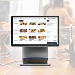 11 inch touchscreen POS-systeem, enkel scherm, Android, met printer, kassa-apparaat voor supermarkt en winkel - Product Image 1