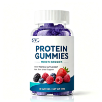 Gummies Protéinés SYC BIO aux Baies Mixtes – Formule de Soutien Quotidien au Bien-être – 60 Unités 180g – Vente en Gros, Marque Privée, OEM