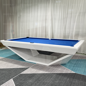 Villa de interior más popular, mesa de <span class=keywords><strong>billar</strong></span> de estilo moderno, cama de pizarra de alta calidad, mesa de <span class=keywords><strong>billar</strong></span> de comedor de lujo, tapa de <span class=keywords><strong>ping</strong></span> <span class=keywords><strong>pong</strong></span> - Product Image 2