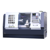 Tour à métaux à lit plat CNC de type guide linéaire CKL6140 avec moulage monobloc