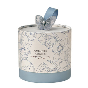Boîtes <span class=keywords><strong>Cadeaux</strong></span> de Luxe en Gros, Emballages Cylindriques Ronds Personnalisables <span class=keywords><strong>pour</strong></span> Fleurs, Bonbons, Fête des Mères, Saint-Valentin - Product Image 1