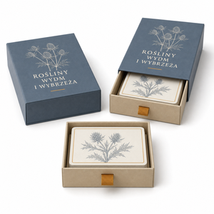 Maßgefertigte Umweltfreundliche Langlebige Familien-Lernkarten Matt Beschichtetes Papier Stabile Design-Papierbox-Verpackung für die Ostseeküste - Product Image 4