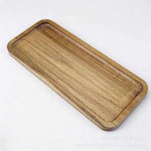 Wooden <b>tea</b> <b>tray</b>, square <b>tea</b> <b>tray</b>, fruit salad bowl, dessert <b>tray</b>, Chinese hotel tableware, order plate - Product Image 3